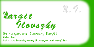 margit ilovszky business card
